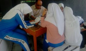Siswa MTs Islamiyah Ikuti Ujian Praktik Susulan.