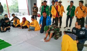 Membumikan Pancasila, Dua Mahasiswa Unsur Ikut Jalan Kaki ke Yogyakarta.