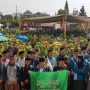 Meriahkan HSN, Ribuan Santri Cianjur Ikut Kemah Bakti Santri Untuk Negeri