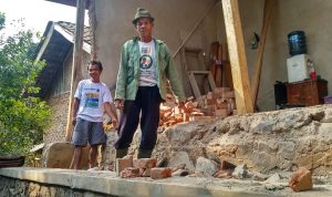 Puluhan Rumah Terdampak Gempa Banten