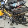 Menolak Ditilang, Warga Cianjur Bakar Sepeda Motor