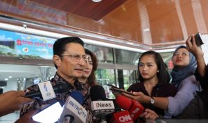Jenguk Wiranto, Fadel Muhammad: Sudah bisa Bilang Halo