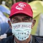 Aktivis 98 Lakukan Aksi Tutup Mulut Tolak Prabowo Jadi Menhan