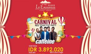 Carnival Year Eve Party Le Eminence Hotel, Diskon 30% hingga Holiday Trip to Bali