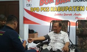 Kader PKS Rutin Donor Darah ke PMI