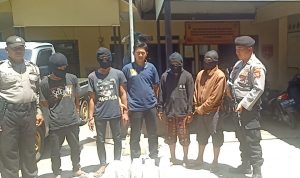 Empat Pencuri Spesialis Baterai BTS Dicokok Polsek Naringgul Cianjur