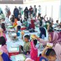Antusias Anak-anak Ikuti Lomba Mewarnai di Halaman Pendopo Bupati Cianjur