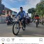 Herman Suherman Naik Sepeda ke SMK Pasundan 1 Cianjur