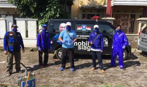 PAN Peduli, Bagikan Ribuan Masker dan Hand Sanitizer ke Warga Cianjur