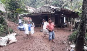 Longsor Landa Campaka Cianjur, Empat Rumah Rusak, Puluhan Jiwa Mengungsi