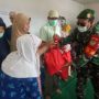 Kunjungi Korban Longsor di Campaka Cianjur, Dandim Salurkan Bantuan Sembako