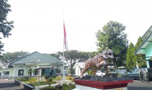 Pramono Edhie Wafat, Kodim 0608/Cianjur Kibarkan Bendera Setengah Tiang