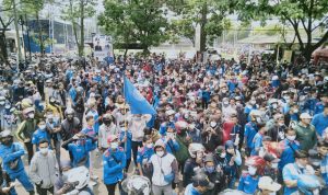 Tolak Omnibus Law, Ribuan Buruh Gelar Aksi Demo ke Gedung DPRD Cianjur