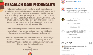 Burger King Ajak Beli Produk McDonald's hingga Warteg