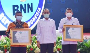Plt Bupati Cianjur Raih Penghargaan dari BNN