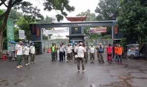 Satpol PP Cianjur Tutup Akses Masuk Taman Prawatasari Setiap Sabtu-Minggu