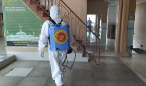 Cegah Penyebaran Covid-19, Tim Dekontaminasi BIN Sosialisasi di Cianjur