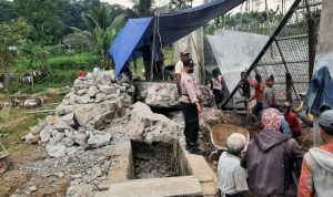 Bendungan PLTM di Sukaresmi Cianjur Jebol, Rusak Rumah dan Sawah Warga