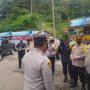 Petugas Gabungan Putar Balik Bus AKAP Bawa Pemudik di Perbatasan Cianjur-Bogor