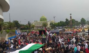 Umat Islam Cianjur Gelar Aksi Solidaritas Bela Palestina