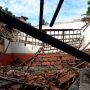 Gak Ada Angin dan Hujan, Atap Ruang Kelas SDN Salatri Desa Mekarsari Agrabinta Tiba-tiba Ambruk