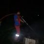 Gudang Penyimpanan Hasil Tani di Cilaku Cianjur Ludes Terbakar