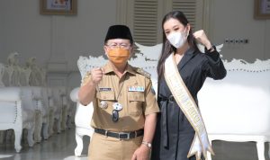 Berkunjung ke Cianjur, Ini Kata Miss Global Indonesia Olivia Aten