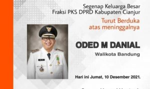 Wali Kota Bandung Oded M Danial Meninggal Dunia, Fraksi PKS Cianjur: Kami Bersaksi Beliau Orang Baik