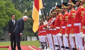 Sambut Kunjungan Presiden Jerman, Jokowi Ajak Jerman Olah Potensi Energi Terbarukan Indonesia