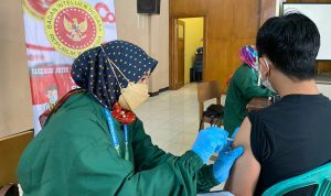 BIN Kembali Gelar Vaksinasi Covid-19 Massal di Empat Desa Wilayah Kerja Puskesmas Ciherang