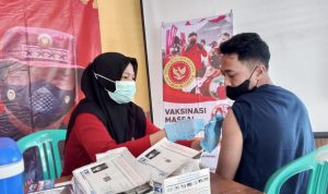 BIN Gelar Vaksinasi Covid-19 Massal Bagi Warga Empat Desa di Wilayah Kerja Puskesmas Ciherang
