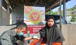 BIN Gelar Gebyar Vaksinasi Covid-19 di Empat Desa Kecamatan Sukanagara, Targetkan 4.000 Dosis
