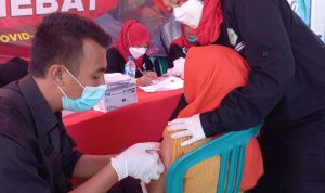 BIN Gelar Vaksinasi Covid-19 Lima Ribu Dosis di Sukanagara Cianjur