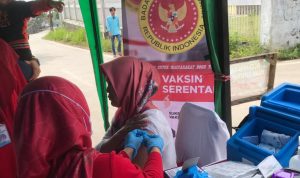 BIN Gelar Gebyar Vaksinasi Covid-19 di Enam Desa Kecamatan Cugenang Cianjur