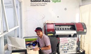 Berawal dari Hobi, Pria asal Cianjur Ini Miliki Bisnis Sablon Digital Sendiri, Omsetnya Minimal Rp100 Juta Perbulan