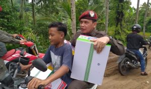 Ratusan Jiwa Mengungsi di Kampung Pameungpeuk Desa Cijedil Cugenang, BIN RI Kirim Logistik