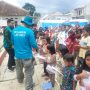 LAZ MKU Terjunkan Relawan dan Hibur Anak-anak di Pengungsian