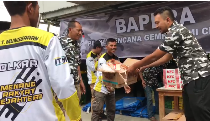 Bapera Cianjur Bantu Korban Gempa, Isfhan: Fokus Distribusi di Titik tidak Terjangkau Roda 4