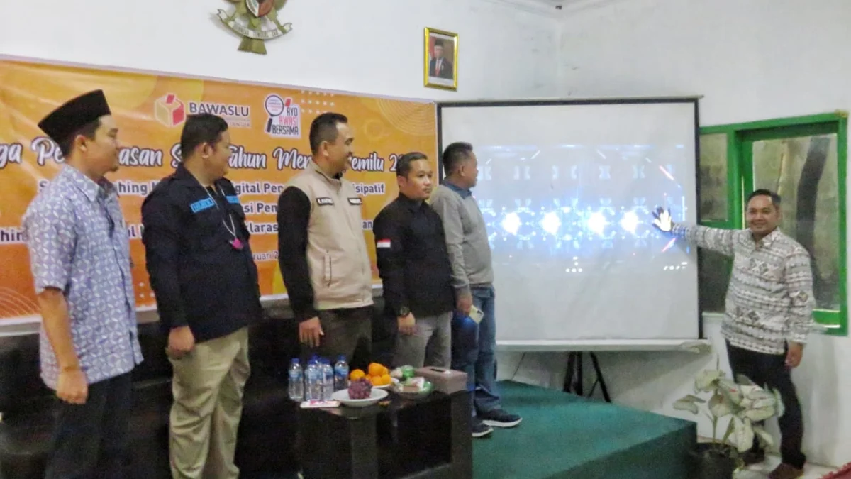 Awasi Tahapan Pemilu 2024, Bawaslu Cianjur Launching Posko Kawal Hak Pilih