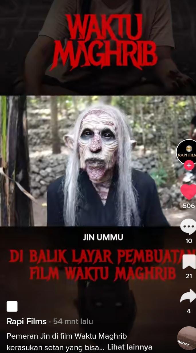 Pemeran Jin Ummu Film Waktu Magrib Dirasuki Oleh Mahkluk Halus Cianjur Ekspres 5680