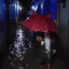 Banjir kepung Cianjur pasca hujan deras mengguyur. (zan)