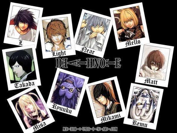 Anime Death Note Ini 5 Karakter Kematian