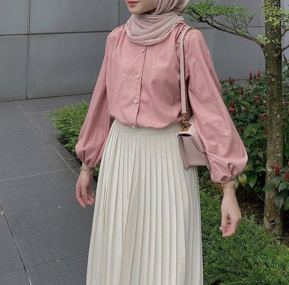 Outfit Bukber Hijab Simple (Pinteres)