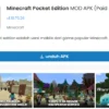 Link Download Apk Game Minecraft Pocket Edition, Gratis!