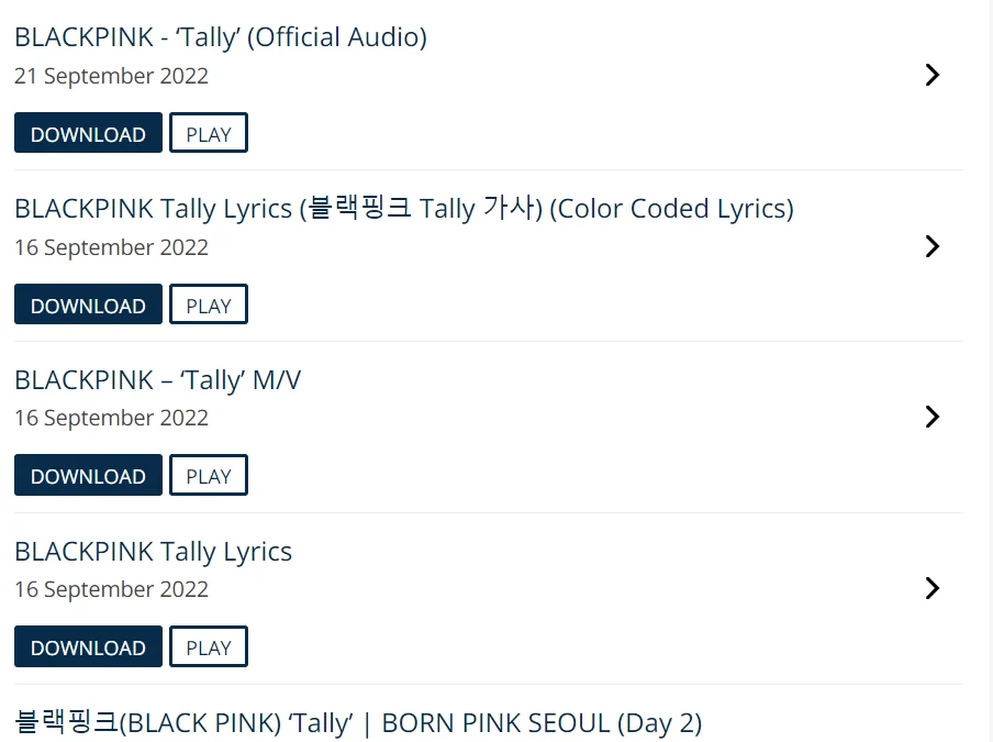 Link Download Lagu Blackpink "Tally" Gratis, Ada Lirik dan Terjemahnya Juga Lho!