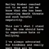 Selena Gomez Mengakui Dihubungi Oleh Hailey (Tangkap Layar)