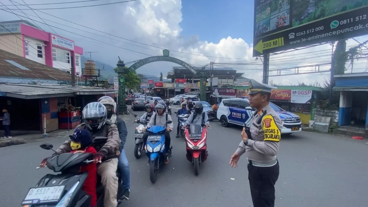 Urai Kemacetan, Polres Cianjur Siagakan Ratusan Personil