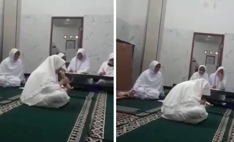 Seorang ibu jamaah majelis taklim meninggal dunia saat membaca Al-Quran.