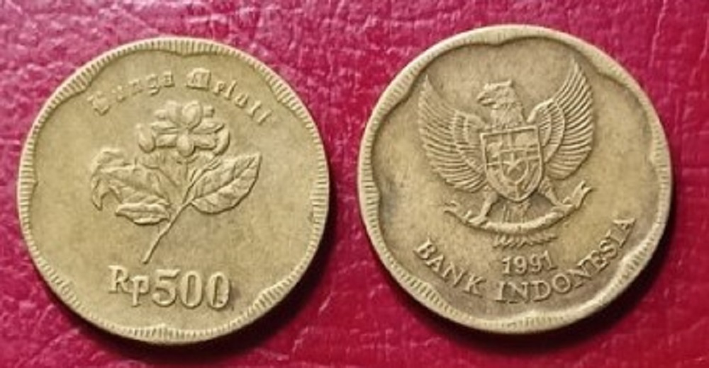 Ternyata Uang Koin Kuno Rp500 Melati juga Bernilai Fantastis