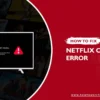Kode Error Netflix